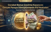 Gorabet Bonus Çevirme Kazancını Paraya Dönüştürme Püf Nokta