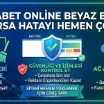 Gorabet Online Beyaz Ekran olursa Hatayı Hemen Çözme