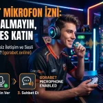 Gorabet Mikrofon İzni Sessiz Kalmayın, Oyuna Ses Katın